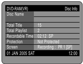 SAMSUNG DVD-R121 - Making a One Touch Recording (OTR) - 7