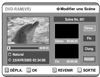 SAMSUNG DVD-R121 - Modifier une scene (Remplacer une scene) - 3