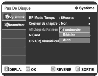 SAMSUNG DVD-R121 - Appuyez sur les boutons ▲▼ pour sélectionner Systeme, puis appuyez sur le bouton ▷ ou OK. - 2