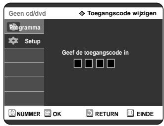 SAMSUNG DVD-R121 - Indien u uw toegangscode vergeet. - 4