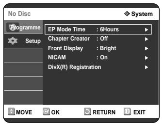 SAMSUNG DVD-R121 - Setting up NICAM Options - 3