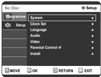 SAMSUNG DVD-R121 - Setting up the Front Display Options - 2