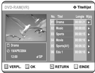 SAMSUNG DVD-R121 - Met de MENU toets - 1