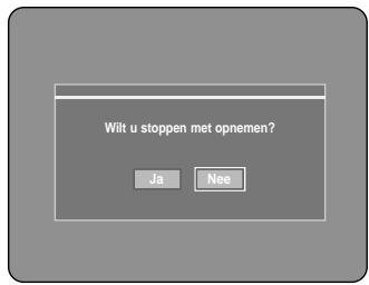 SAMSUNG DVD-R121 - Opname beëindigen - 1