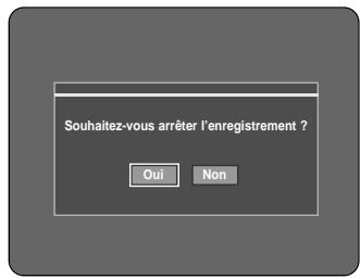 SAMSUNG DVD-R121 - Arreter I'enregistrement - 1