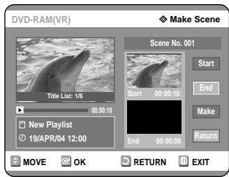 SAMSUNG DVD-R121 - Creating a Playlist - 5