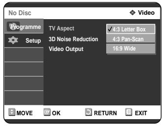 SAMSUNG DVD-R121 - TV Aspect - 1