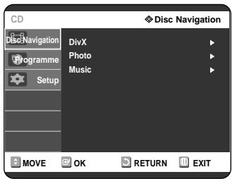 SAMSUNG DVD-R121 - Insert an MP3 Disc into the disc tray. - 1