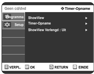 SAMSUNG DVD-R121 - Druk op de knop MENU met de eenheid in de modus Stop/modus Geen schijf. - 1