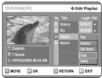 SAMSUNG DVD-R121 - Using the MENU button - 2