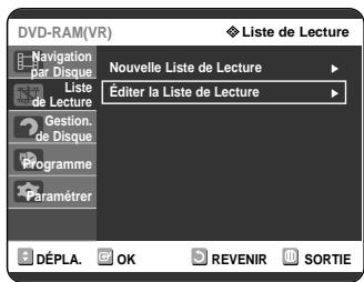 SAMSUNG DVD-R121 - Utilisation de la touche MENU - 1