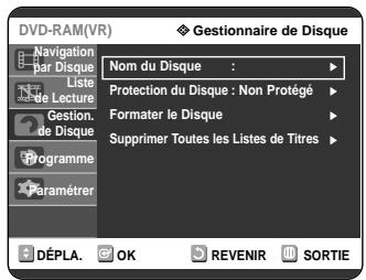 SAMSUNG DVD-R121 - Formater un disque - 3
