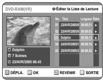 SAMSUNG DVD-R121 - Utilisation de la touche MENU - 4
