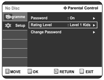 SAMSUNG DVD-R121 - If you forget your password - 1