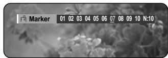SAMSUNG DVD-R121 - Clearing a Marker - 1