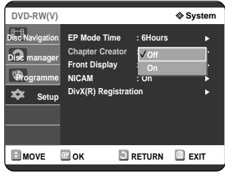 SAMSUNG DVD-R121 - Automatic Chapter Creation - 4