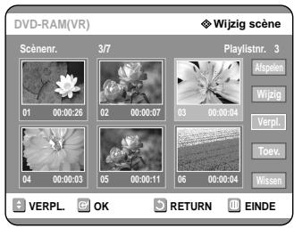 SAMSUNG DVD-R121 - Scène verplaatsen binnen Playlist - 2