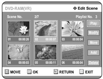 SAMSUNG DVD-R121 - Press the OK button. The selected scene is played. - 1