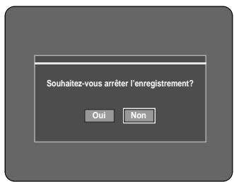 SAMSUNG DVD-R121 - Arrêter l'enregistrement - 1