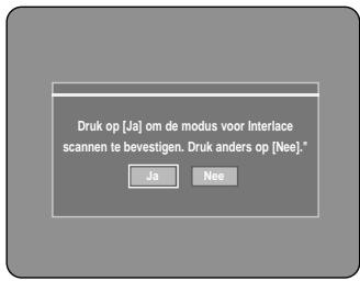 SAMSUNG DVD-R121 - Druk op de knop P.SCAN op de voorkant van de DVD-recorder verwijl de eenheid in de stopstand staat. - 1