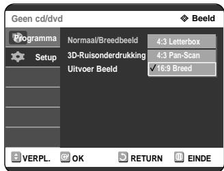 SAMSUNG DVD-R121 - De beeldopties (video) instellen - 4