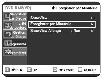 SAMSUNG DVD-R121 - Appuyez sur le bouton TIMER, apparéil en mode Arrêt. - 1