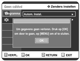 SAMSUNG DVD-R121 - Kanalen voordefinierten met de functie voor automatisch instellen - 4