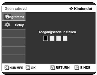 SAMSUNG DVD-R121 - Kinderslot instellen - 4