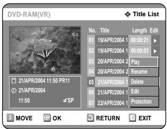 SAMSUNG DVD-R121 - Using the MENU button - 3