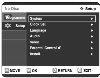 SAMSUNG DVD-R121 - Setting up the Parental Control - 3