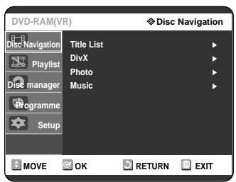 SAMSUNG DVD-R121 - ■ Editing the Disc Name - 4