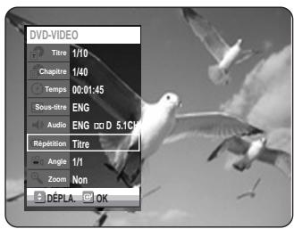 SAMSUNG DVD-R125P - Utilisation de la touche REPEAT - 4