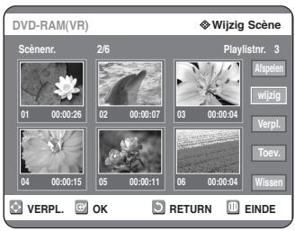 SAMSUNG DVD-R125P - Scène verwijderen - 1