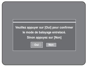 SAMSUNG DVD-R125P - Pour annuler le réglage "Progressif" - 1