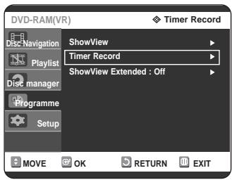 SAMSUNG DVD-R125P - With the unit in Stop mode, press the TIMER button. - 1