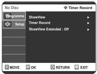 SAMSUNG DVD-R125P - With the unit in Stop mode/No Disc mode, press the MENU button. - 1