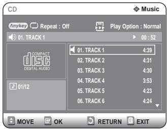 SAMSUNG DVD-R125P - Playing an Audio CD (CD-DA) - 1