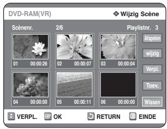 SAMSUNG DVD-R125P - Scène verwijderen - 2