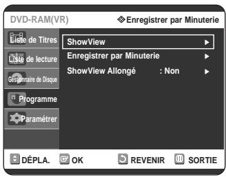 SAMSUNG DVD-R125P - Appuyez sur la touche ▲▼ pour selectionner Programme et ensuite sur la touche OK ou ▷. - 1