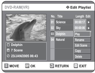 SAMSUNG DVD-R125P - Using the MENU button - 1