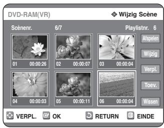 SAMSUNG DVD-R125P - Scène verplaatsen binnen Playlist - 3
