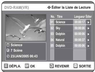 SAMSUNG DVD-R125P - Appuyez sur le bouton PLAY LIST, appeareil en mode Arrêt. - 1