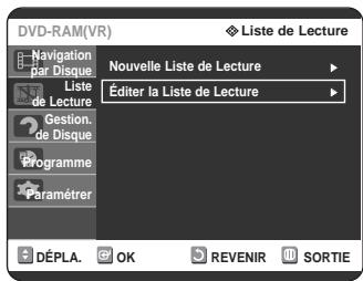 SAMSUNG DVD-R125P - Utilisation de la touche MENU - 1