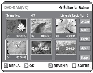 SAMSUNG DVD-R125P - Ajouter une scène - 1