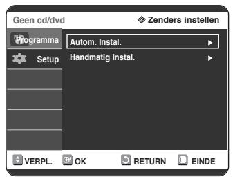 SAMSUNG DVD-R125P - Kanalen voordefiniën met de functie voor handmatig instellen - 3