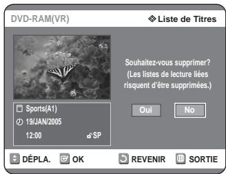 SAMSUNG DVD-R125P - Utilisation de la touche MENU - 4