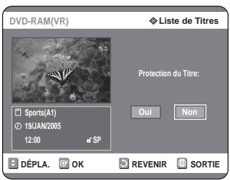 SAMSUNG DVD-R125P - Utilisation de la touche MENU - 4