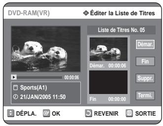 SAMSUNG DVD-R125P - Appuyez sur la touche OK au point de démarrage. - 1
