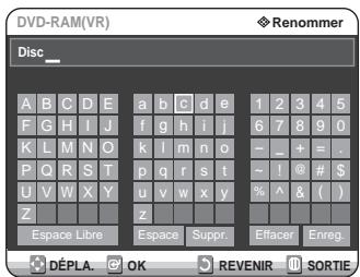 SAMSUNG DVD-R125P - Editor le nom d'un disque - 7