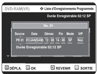 SAMSUNG DVD-R125P - Appuyez sur la touche OK. - 1